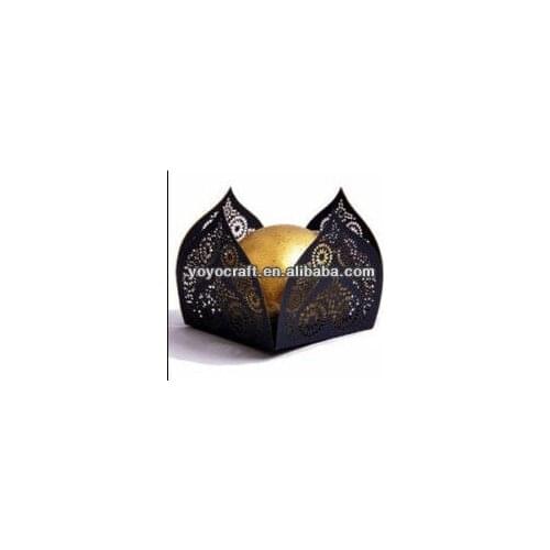 Party wedding favor souvenirs paper small laser cut square candy baking candy wrapper