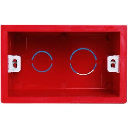 Ultra High Quality red Small cassette Built-in Box Back Box for 101mm*67mm US Standard Internal Mount Box for 118mm*72mm