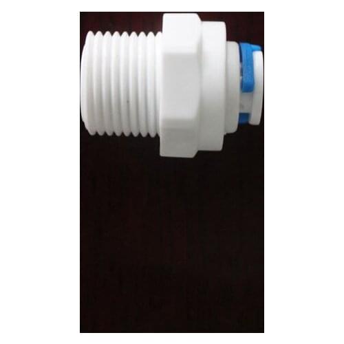 1/4" OD Tube Quick Pushfit 3/8" BSP Male Fitting Connection RO Water Connector Reverse Osmosis Aquarium System Pipe Fittings