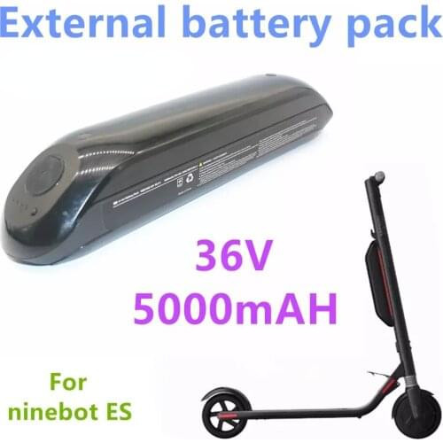36V 5000mAh External Battery Scooter Battery Is Suitable for Ninebot Segway Es1/2/4 Series, Electric Scooter Accessories
