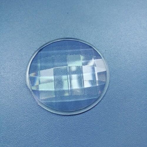 38mm diameter plano convex PMMA kaleidoscope lens artascope wonhot lens with 32 faces