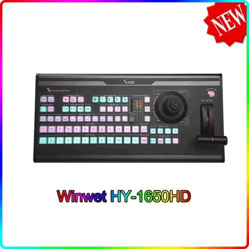 Winwet HY-1650HD Video Channel Switcher Control Panel Video Recording Equipment ODM Director Keyboard for Broadcasts Live