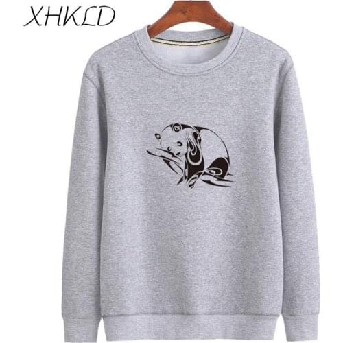 XHKLD Casual Sportswear Sweatshirt O-neck Pullover Men/Women Hip Hop Printed Long Sleeve Tracksuit Coats Outerwear Shirt Tops