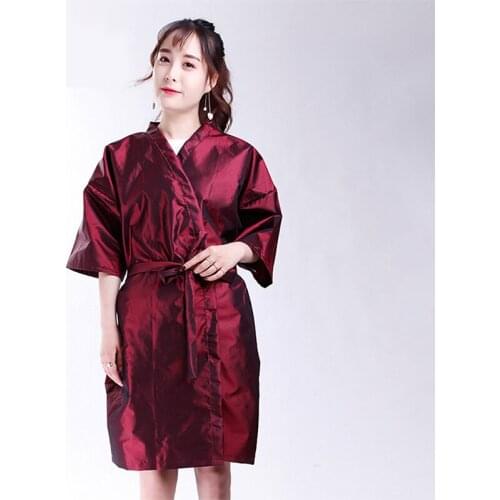 1PC Barber Hairdressing Salon Bathrobes Waterproof Comfort Professional Salon Hairdresser Shampoo Shawl Barber Robe