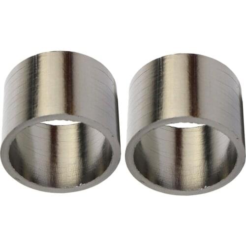 2xMotorcycle 50mm Exhaust Silencer Graphite Gasket Muffler Seal Ring Joint