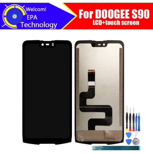 6.18 inch Doogee S90 LCD Display+Touch Screen Digitizer Assembly 100% Original LCD+Touch Digitizer for S90+Tools