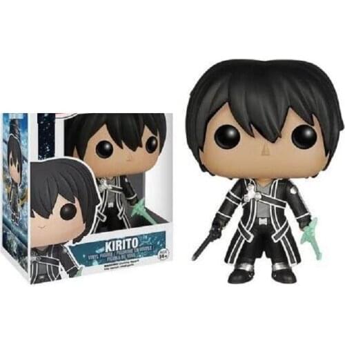 Animation Sword Art Online: Kirito 82# Vinyl Action Figure Collection Toys for Children Gifts