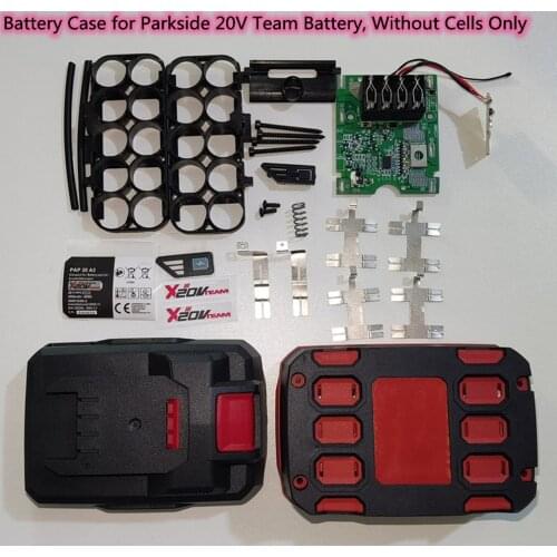 New Battery Case PAP 20 A3 with PCBs for Parkside 20V Team Power Tool Battery 3000mAh 4000mAh 5000mAh 6000mAh
