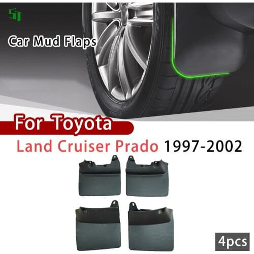 Fender for Toyota Land Cruiser Prado LC90 FZJ90 1997-2002 Mud Guard Flap Splash Flaps Mudguards Car Mud Flaps Accessories 2000