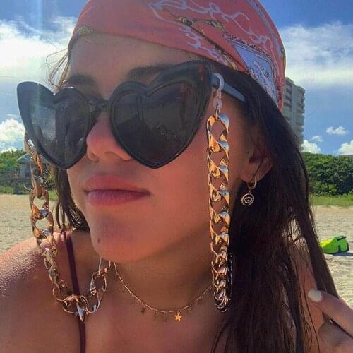 Fashion Punk Sunglasses Chains for Women Metal Vintage Eyeglasses Lanyard Necklace Glasses Holder Strap Cord Eyewear Chain