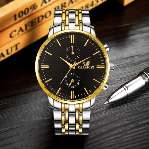 New Mens Watch Fashion Luxury Stainless Steel Watch Men Reloj Hombre Sports Watch for Men Erkek Kol Saati Mens Wrist Watches