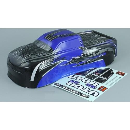 BSD /RED CAT BS810-031 RC 1/8 Scale Monster Truck Body Shell Cover Blue