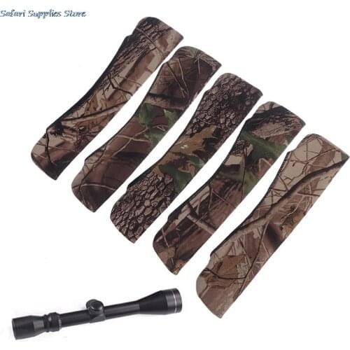 Scope Cover Gun Rifle Camouflage Hunting Accessories Neoprene Protect Scope Cases Hunt Color Random