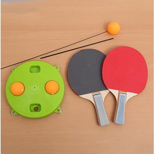 Household Indoor Child Pingpong Practice Suction Cup Base Table Tennis Exercise Device Elastic Flexible Shaft Self-Training