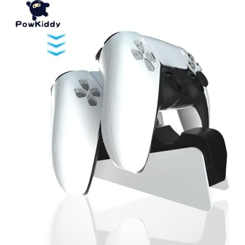 Dual Fast Charger for PS5 Controller USB Type-C Charging Cradle Dock Station for Sony PlayStation5 Joystick Gamepad AC Adapter