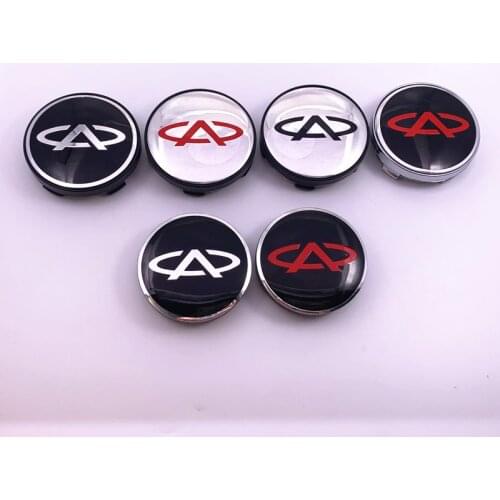 4pcs 56mm 60mm Chery Car logo emblem Wheel Center Hub Cap Auto Rim badge refit dust-proof decoration cover sticker styling