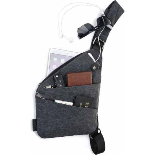 Male Single Chest Bag New Anti theft Canvas Sport Men Single chest pack Cross Body Bag Man Shoulder Bags Travel Chest Bags