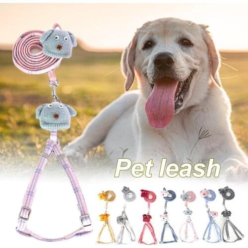 Hund leine Zugseil Pet hund harness für kleine große hunde Pull Einstellbar Core-Spun Hund Leine Klassische lauf Leine