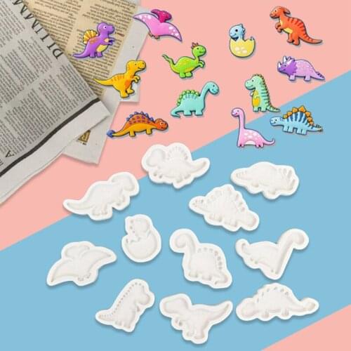 Cake Decorating Tools Silicone Cake Cup Toppers Mold Animal Molds Dinosaur Cake Silicone Mold