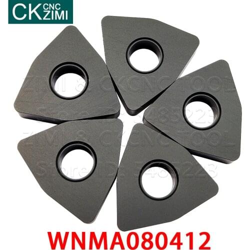 10pcs WNMA080412 WNMA 080412 SNMA433 Carbide Insert External Turning Tool CNC Mechanical lathe Cutter Tools for cast iron