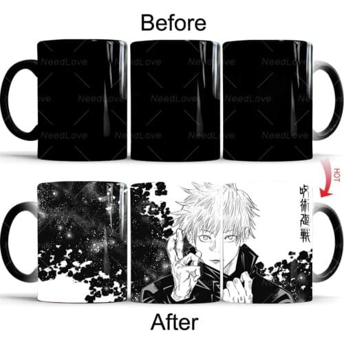 Jujutsu Kaisen Gojo Satoru Color Changing Mug Coffee Cup Sensitive Ceramic Mug