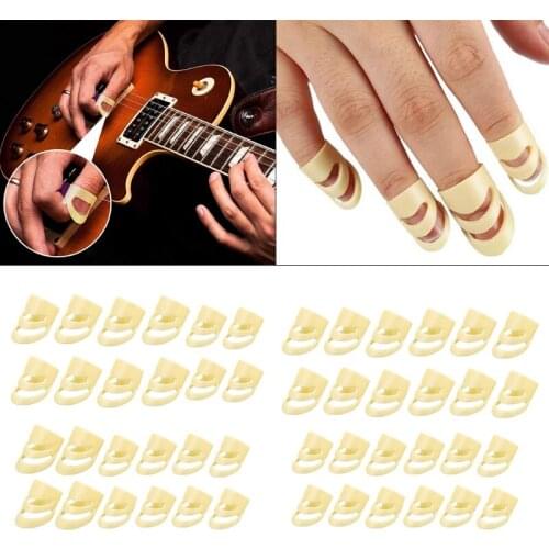 12pcs Alaska Guitar Picks Finger Picks Medium and Large Alaska Picks Plectrums Stringed Instrument Accessories