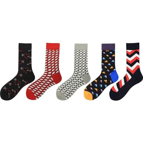 Novelty Funny Womens Socks Simple Design Needles Knitting Cotton Mens Harajuku Socks High Quality Art Print Female Socks Decor