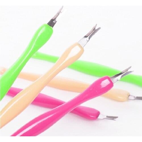 V-blade Knife Professional Nail Exfoliate Dead Skin Pick Fork Knife Push Knife Manicure Exfoliate Dead Skin Push Knife Tool Sale