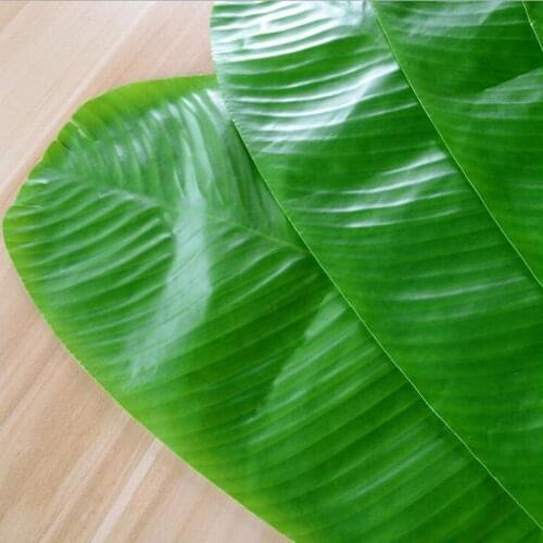 PVC Placemat For Dining Table Mat Emulation Leaf Placemat Soft Insulation Pad Birthday Party Tablecloth Home Decoration 1pc