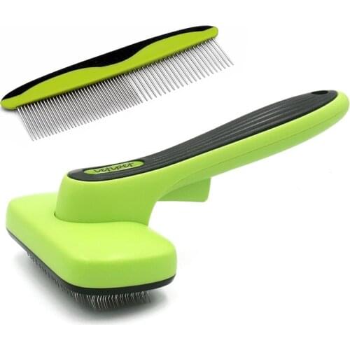Dog Cleaning Grooming Brush Retractable Floating Hair Brushes Pet Automatic Hair Removal Comb For Large Medium Cats Dogs Sets