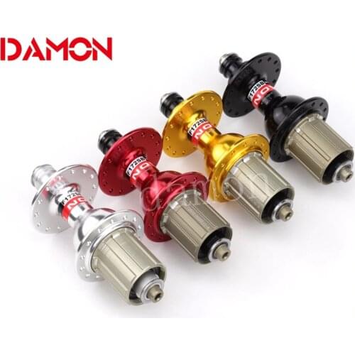Novatec F172SB Road Bike Folding Bicycle Rear hubs With QR 8/9/10/11 Speed 20 24 28 32 36 Holes Black Red Gold Silver 130mm