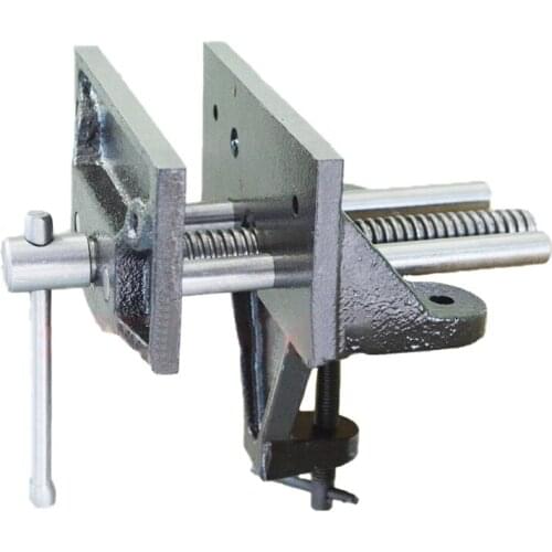 Woodworking Vise Workbench Vise Cast Iron Bench Fixture Household Hand Tool Vise Clamping Tool Does Not Need Drilling
