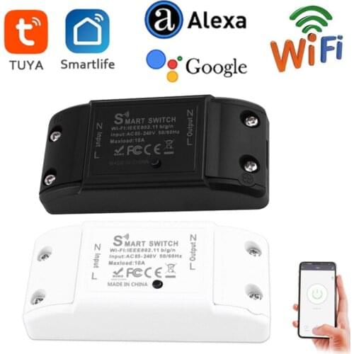 Smart Home House Wifi Wireless Remote Switch Breaker Interruptor Light Controller Module Alexa Google Home Tuya Smart Life APP