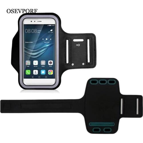 Universal Waterproof Gym Sports Running Armband For iPhone Xs Max XR X 8 6 S 7 Plus Samsung S9 S10 Arm Band Phone Bag Case BLACK