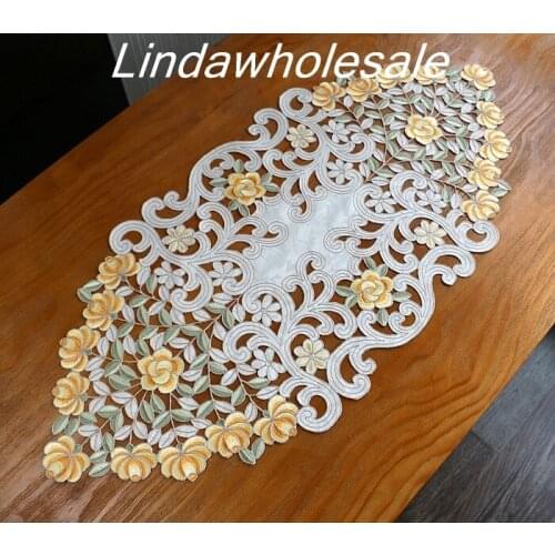 High-grade embroidery tablecloth,European style table flag