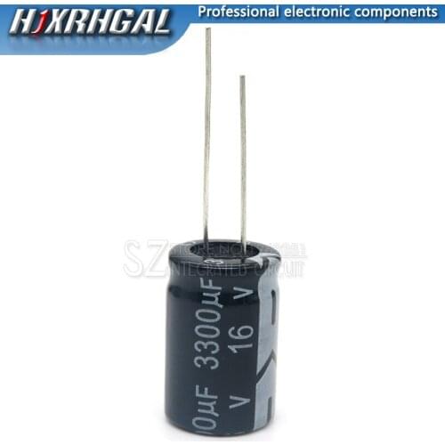 1PCS 16V3300UF 13X25MM 3300UF 16V 13*25 Electrolytic capacitor