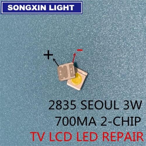 100PCS SEOUL LG High Power LED LED Backlight 1210 3528 2835 1w-3W 300LM Cool white SBWVT121E LCD Backlight for TV TV Application