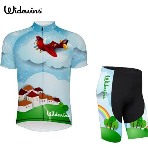 2017 blue sky Cycling jersey Womens Team Widewins cycling clothing Racing bicycle wear 100% Polyester Breathable 5818
