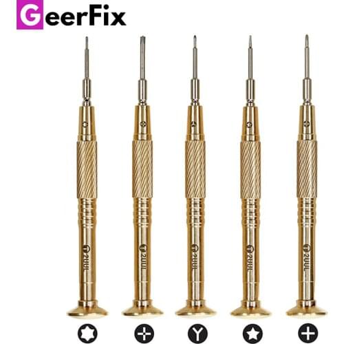 2UUL Repair Screwdriver Set Precise for iPhone Samsung Mobile Phone Motherboard LCD Screen Disassembly Repair Bolt Driver