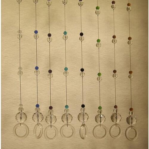 40MM true crystal ball ring hanger clothing store, Bead chain hanging display stand Robe Hooks Multi-Purpose Racks 3pc/lot A409