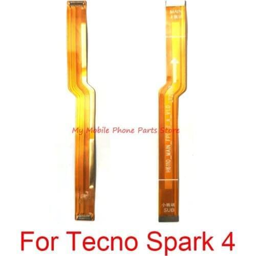 5 PCS Main Motherboard Flex Cable Spare Parts For Tecno Spark 4 Spark4 Mainboard Flex Cable Main Flex Replacement Parts