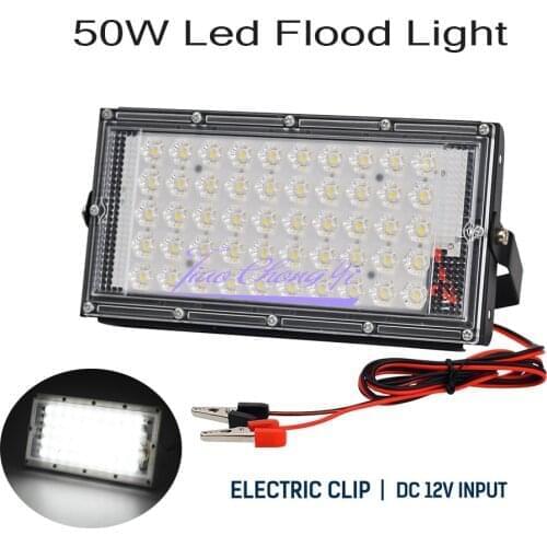 50W Cool white LED Flood Light LED street Lamp DC12V IP65 waterproof Spotlight Landscape Lighting led spotlight