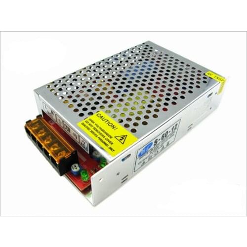 AC / DC 100V - 240V PWM 60W 12V 5A Single Output Switching Switch LED driver Transformer Power Adapter Supply