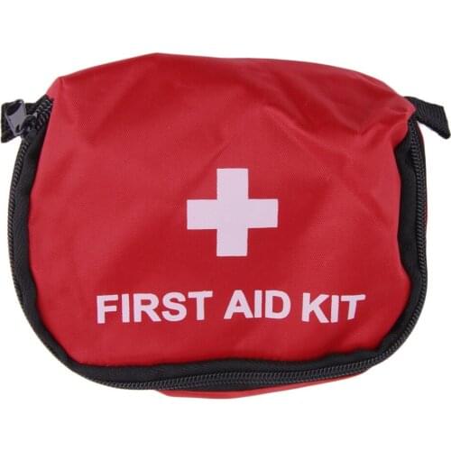 First Aid Kit 0.7L Red Camping Emergency Survival Bag Bandage Drug Waterproof only the bag