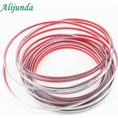 15 m car chrome decorative mold tape car DIY protection sticker FOR Mazda Mitsubishi ASX/Outlander/Lancer Evolution/Pajero