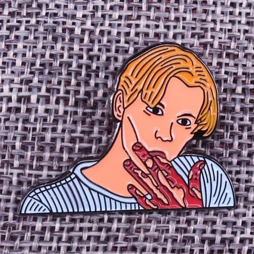 Billy from Scream Enamel Pin We all go a little mad sometimes Brooch horror movie character jewelry