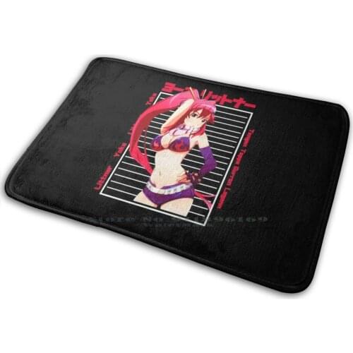 Yoko Littner-Gurren Lagann Mat Rug Carpet Anti-Slip Bedroom Entrance Door Mat Anime Manga Kawaii Gurren Lagann Waifu Best Girl