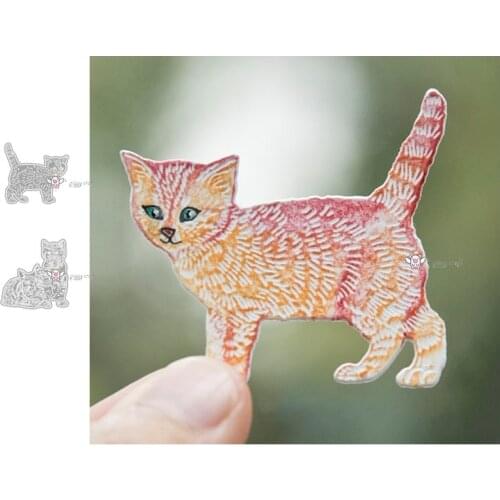 New Cat decoration metal Cutting Dies Stencils DIY Scrapbooking Paper/photo Cards Embossing Dies