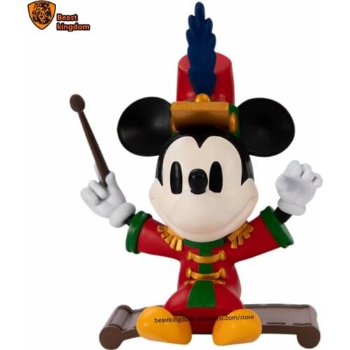 Beast kingdom Disney Genuine Mickey 90th CIRCUS Mickey MINI EGG ATTACK SERIES Garage Kits Model Kits Collect gifts Toy Figures