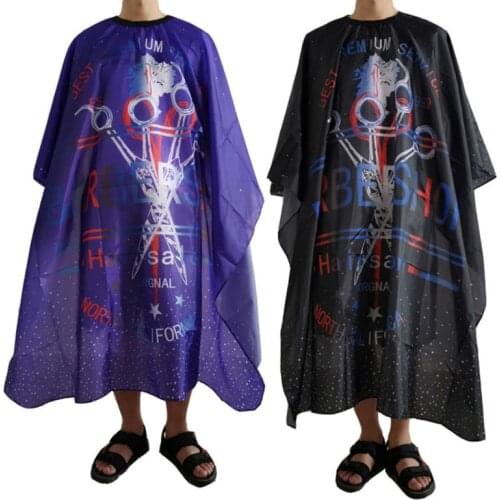 140*160cm Nylon Hairdresser Cut Cape Antistatic Hairdressing Wrap Haircutting Waterproof Barber Haircut Gown Salon Styling Cloth